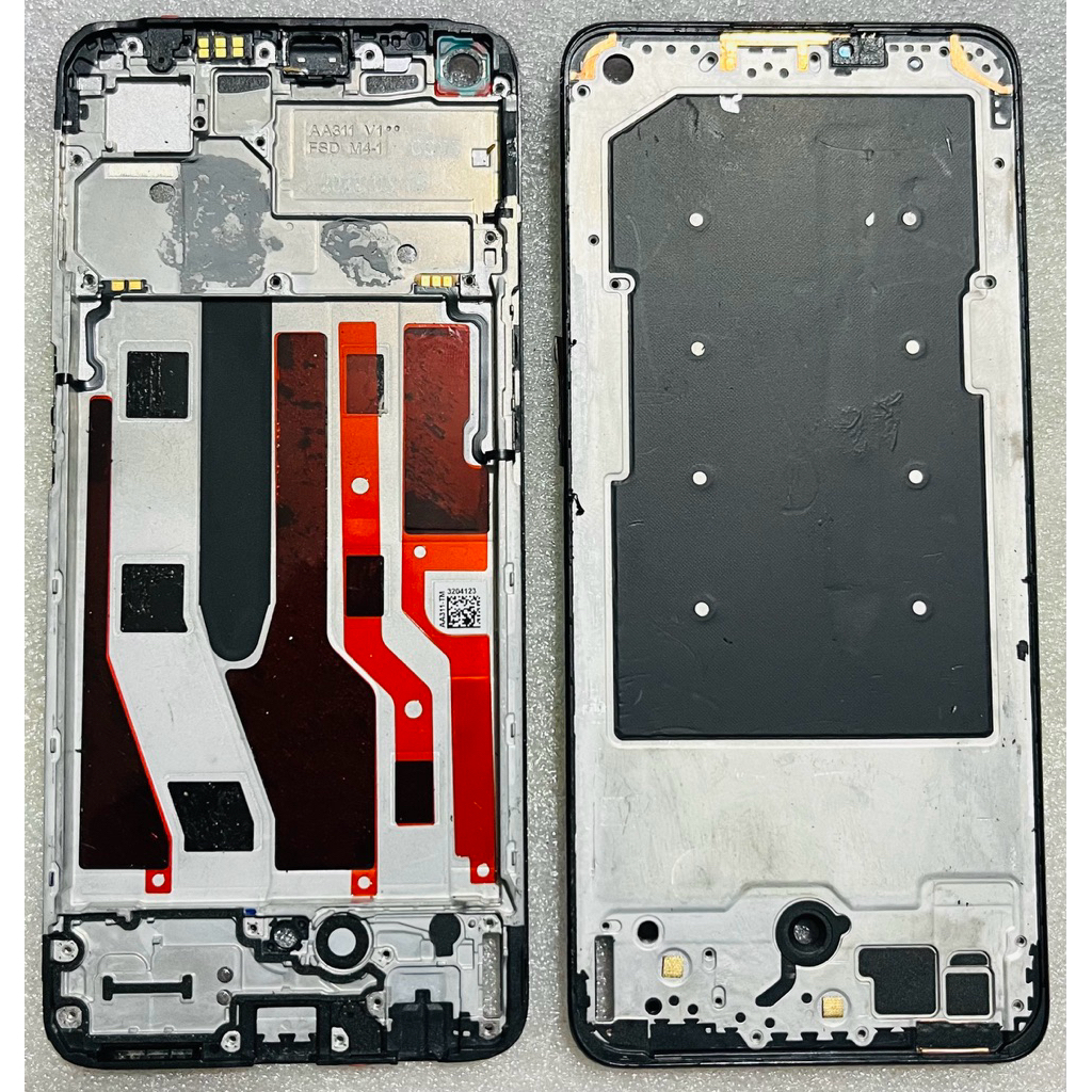 Frame LCD tulang tengah tatakan LCD Oppo Reno 7 4G Reno 8 4G Original copotan