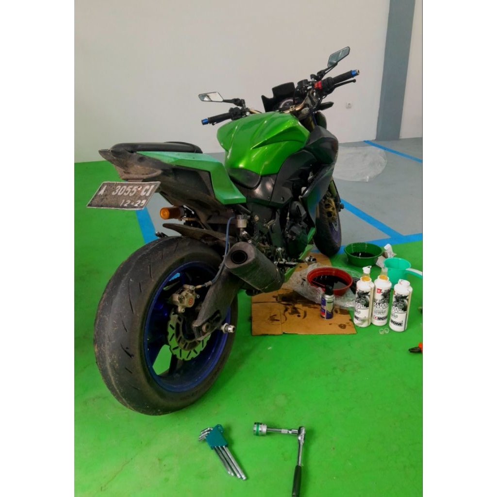 Limbah Moge Swing Arm  GSXR-1000 + Velg ZX14 6inc