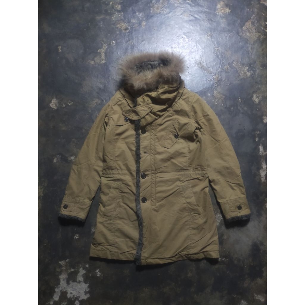 John Bull fur faux  winter parka jacket Japanes Brand