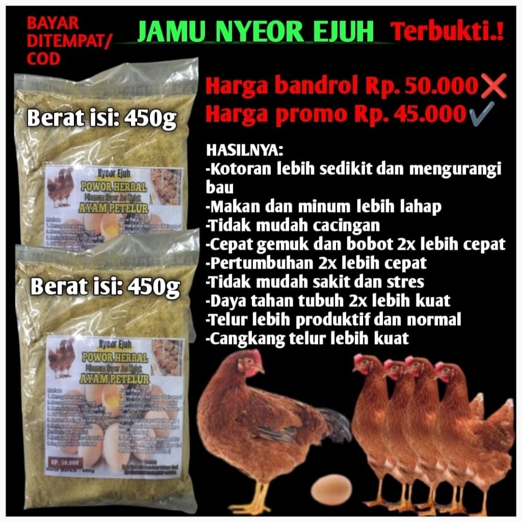 JAMU AYAM PETELUR
