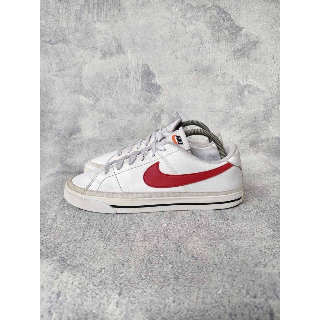 SEPATU NIKE COURT LEGACY 'RED WHITE' SECOND ORIGINAL LIKE NEW