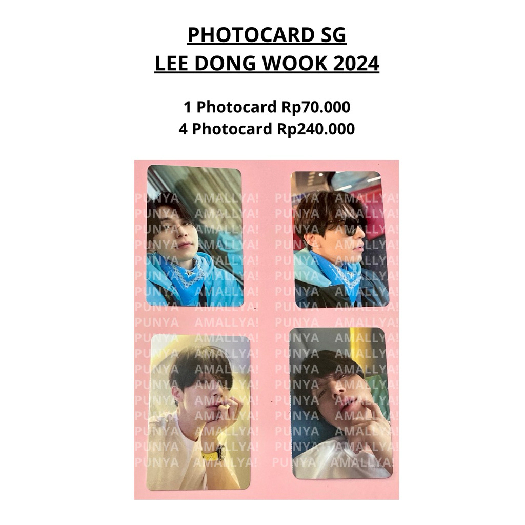 PHOTOCARD SG LEE DONG WOOK 2024