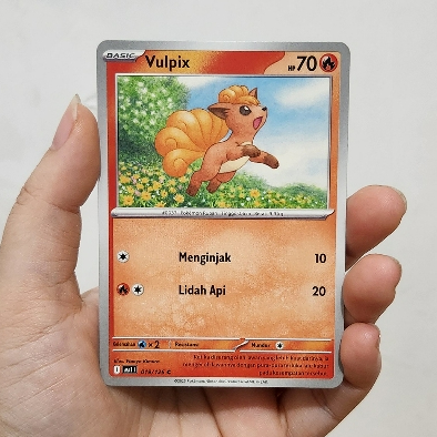 Kartu Pokemon TCG Indonesia - Vulpix #19