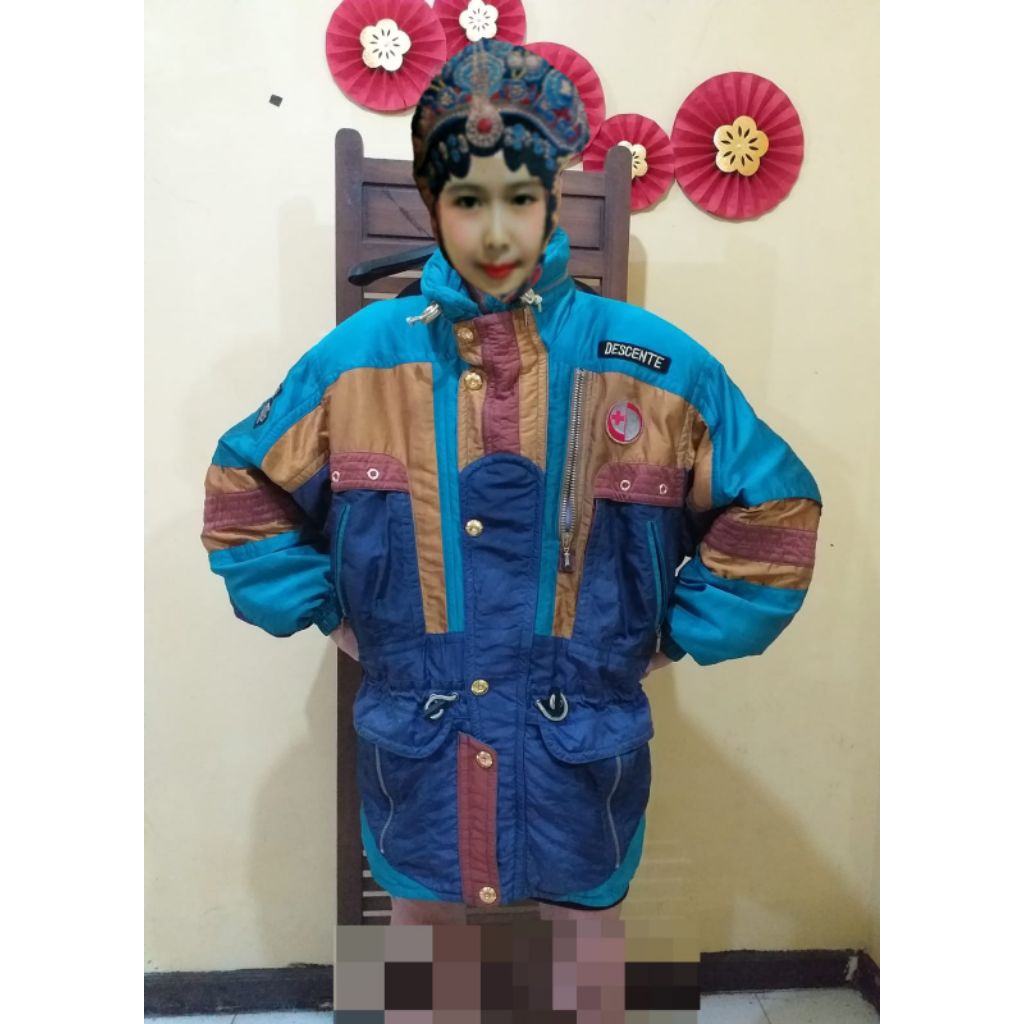 SKY DESCENTE SWI55 VINTAGE JACKET PL GY-CCA