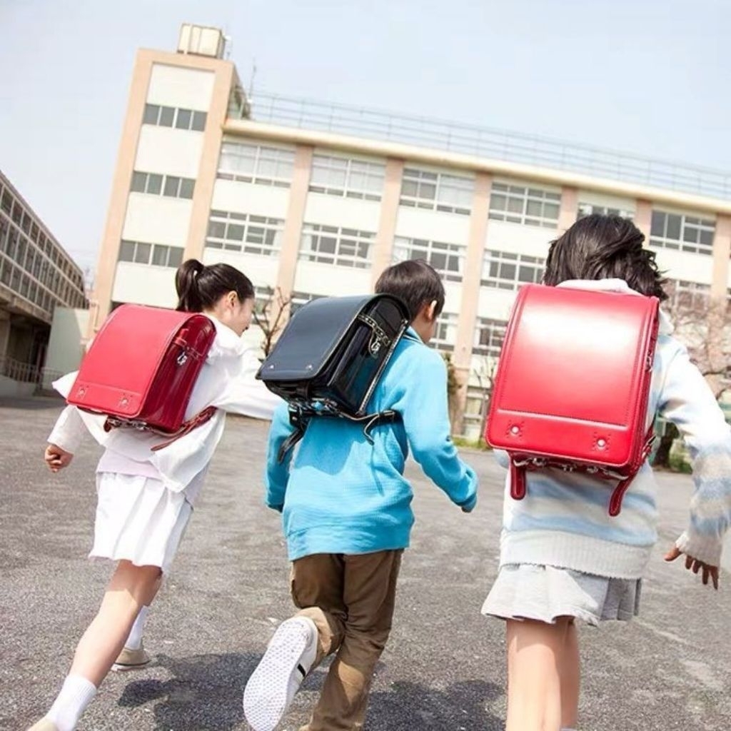 JAPAN ORIGINAL RANDOSERU GPS bag orthopedic bag tas sekolah anak jepang randoseru coulomb tas ransel