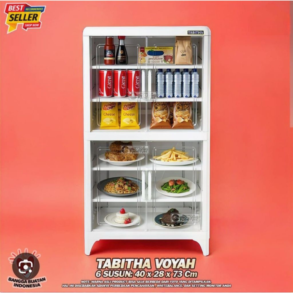 lemari makanan 6 susun