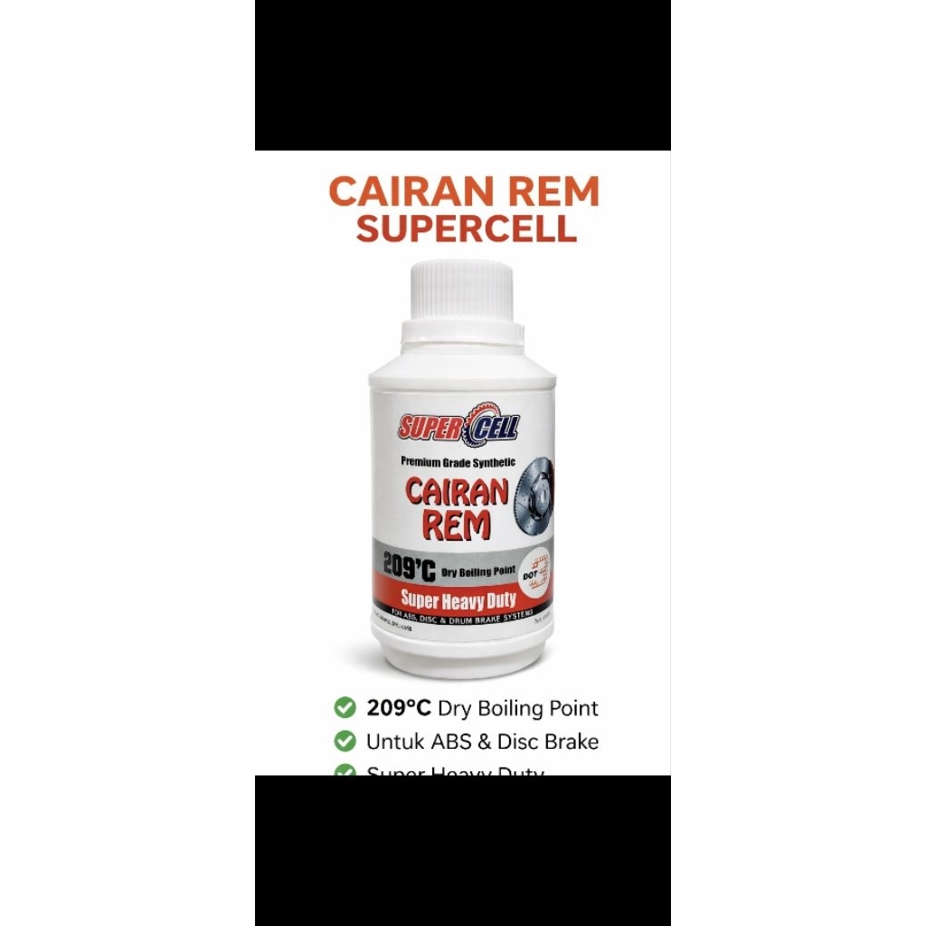 Minyak rem 300 ml supercell