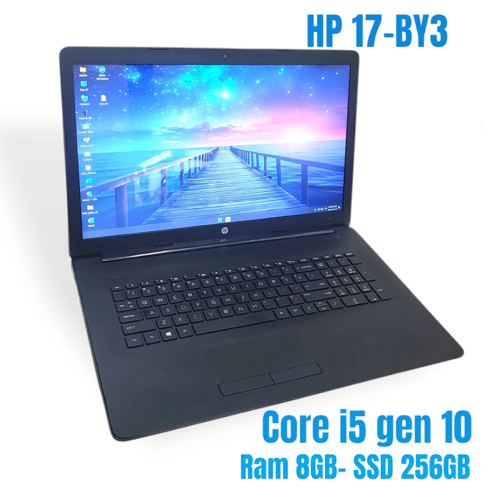 Laptop HP 17-by40 Core i5-1035G1 i5 gen 10 Ram 8GB SSD 256GB 17.3 inch nbhp74