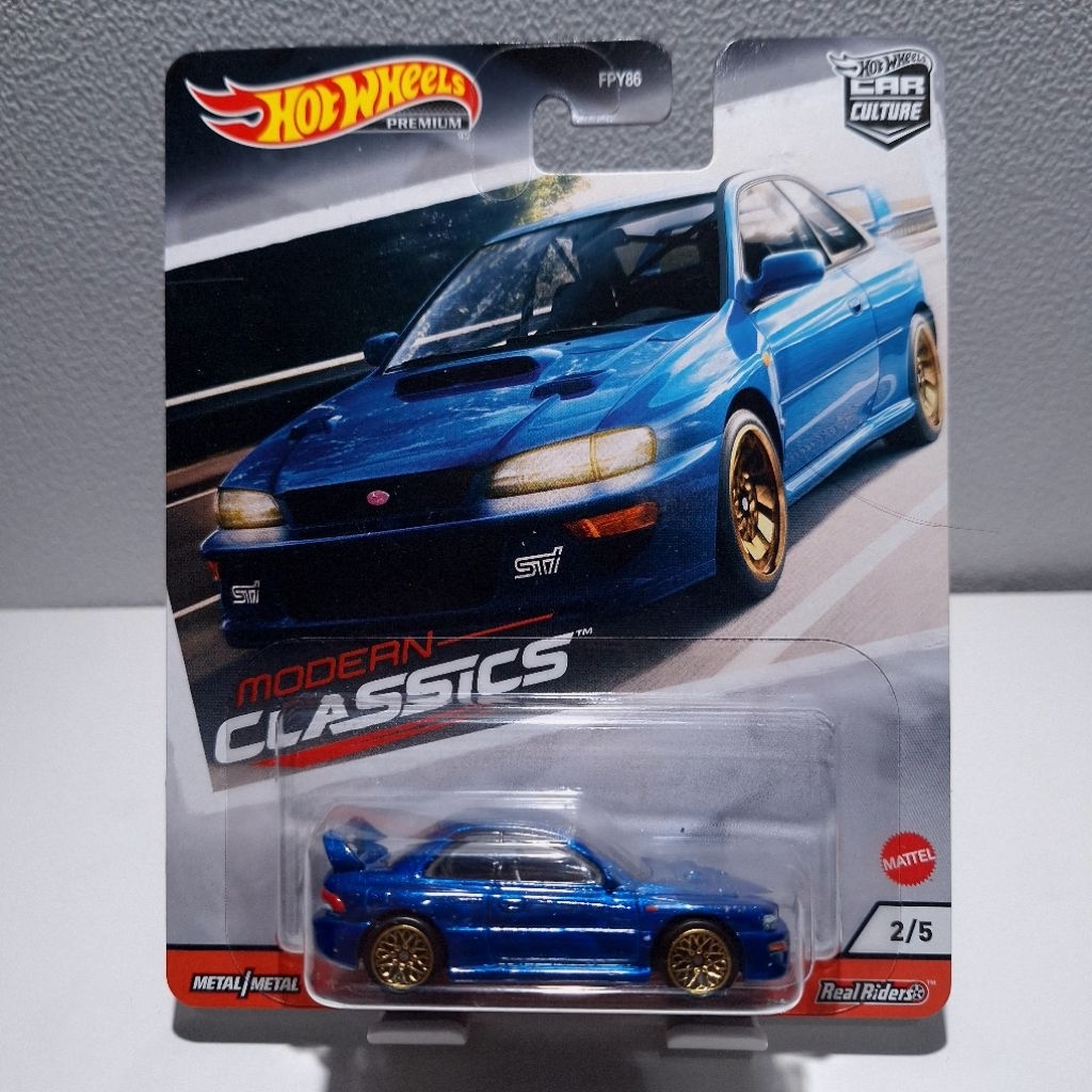 Hotwheels Premium Modern Classic '98 Subaru Impreza 22B STi Version