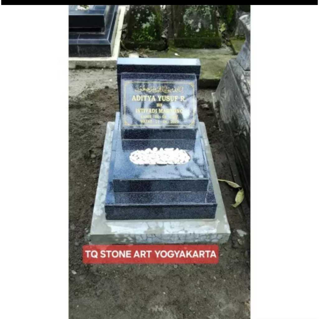 NISAN MAKAM MINIMALIS UKURAN 40X60 BAHAN KRAMIK BIASA