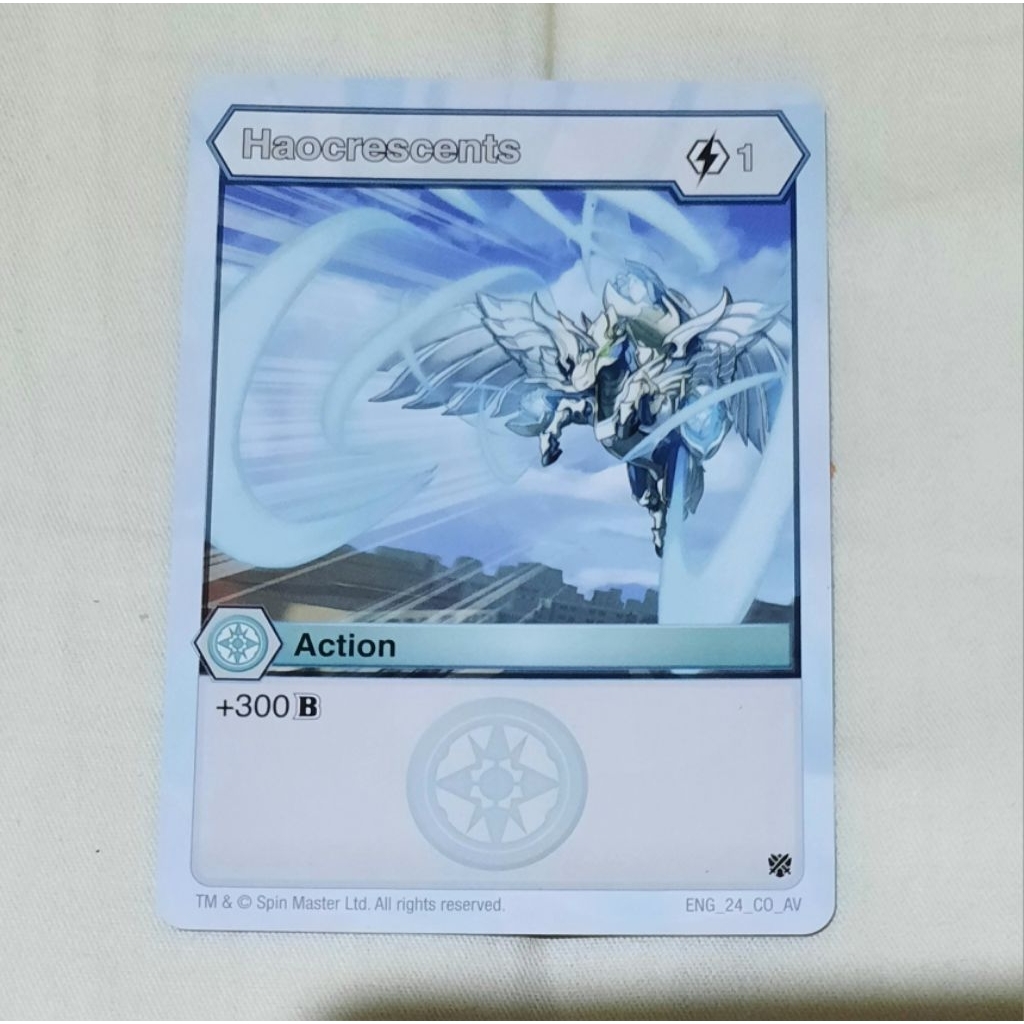 Kartu Bakugan Haocrescents haos action card tcg spin master