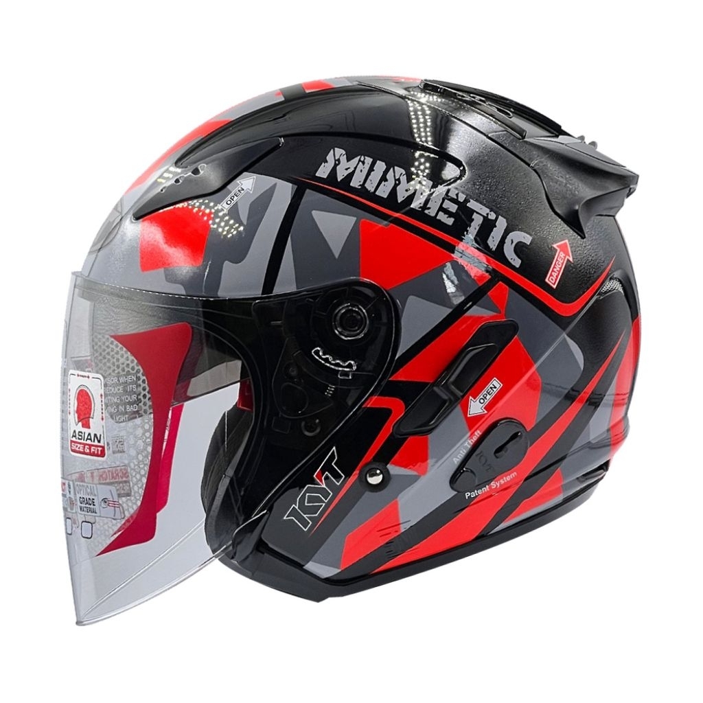 Helm KYT Galaxy Flat R Mimetic Seri #4 Original