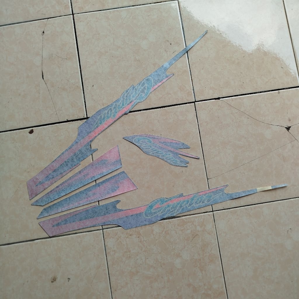 Stiker Striping Crypton Cripton Hitam Original Nos