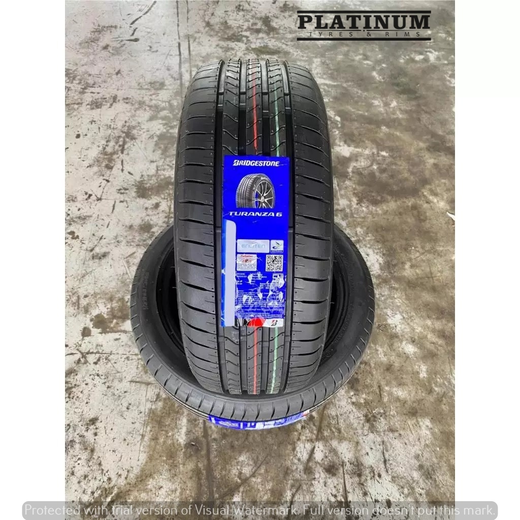 BAN MOBIL MERK BRIDGESTONE TURANZA 6 195 60 R16 II 195/60 R16 BRIDGESTONE TURANZA 6