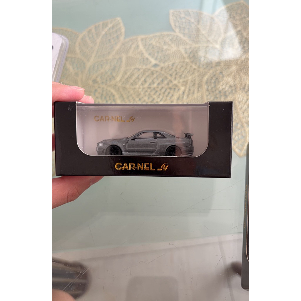 Carnel kyosho 1/64 CN640015 NISMO r34 GT-R Z-Tune 2004 Gray Metallic
