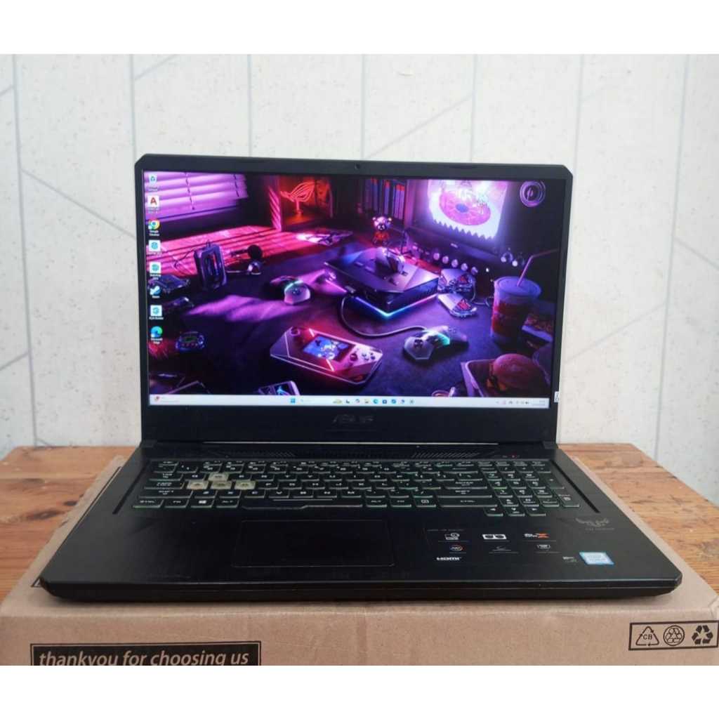 Asus Tuf Gaming FX705GM, Core i7 - 8750H, Ram 16/512GB, #Vga, #IPS, #RGB, #Nvidia GeForce GTX1060 6G