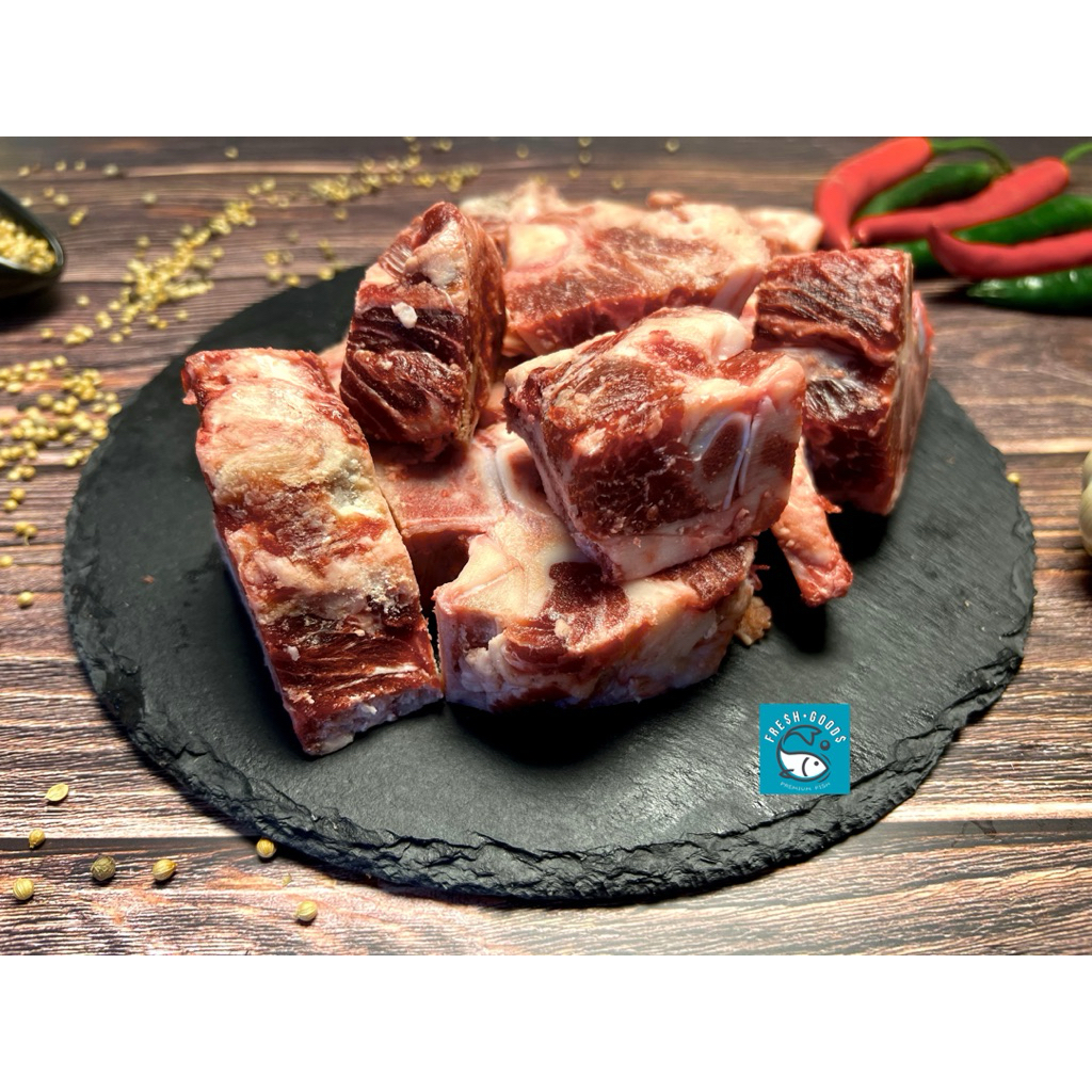 Daging Iga Sapi Gondrong / Beef Neck Bone Premium / Daging Iga Sop / Sup / Soup DIJAMIN SEGAR dan BE