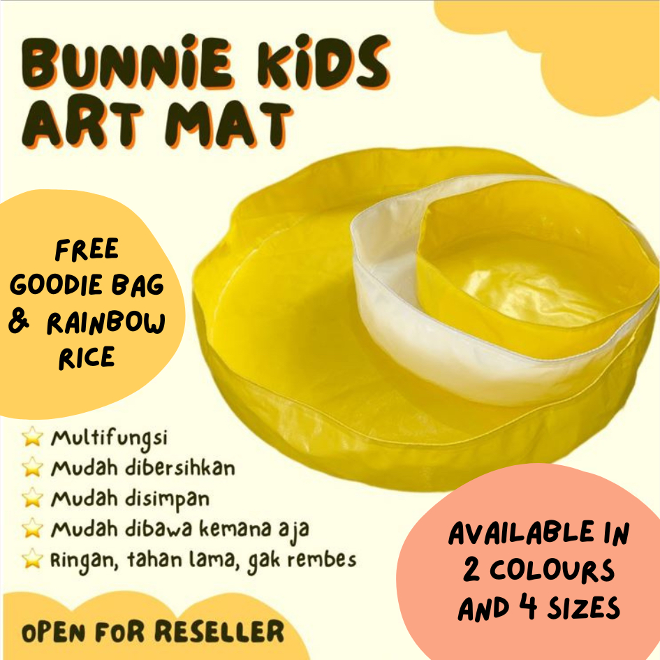 Bunnie Kids - Art Mat Sensory Play/All purpose mat/Sensory mat/playmat/Alas bermain anak/ folding ma
