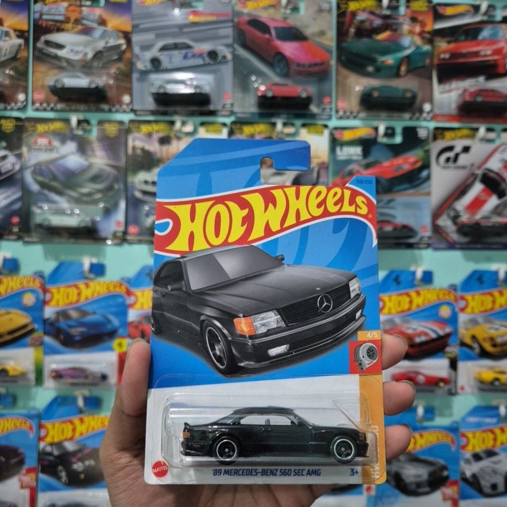 HOT WHEELS MERCEDES-BENZ 560 SEC AMG HITAM