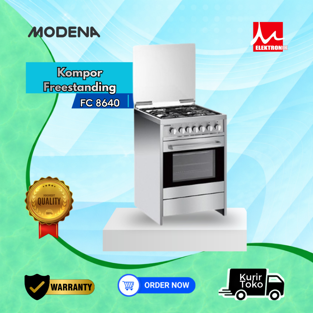 Kompor Freestanding Modena FC 8640