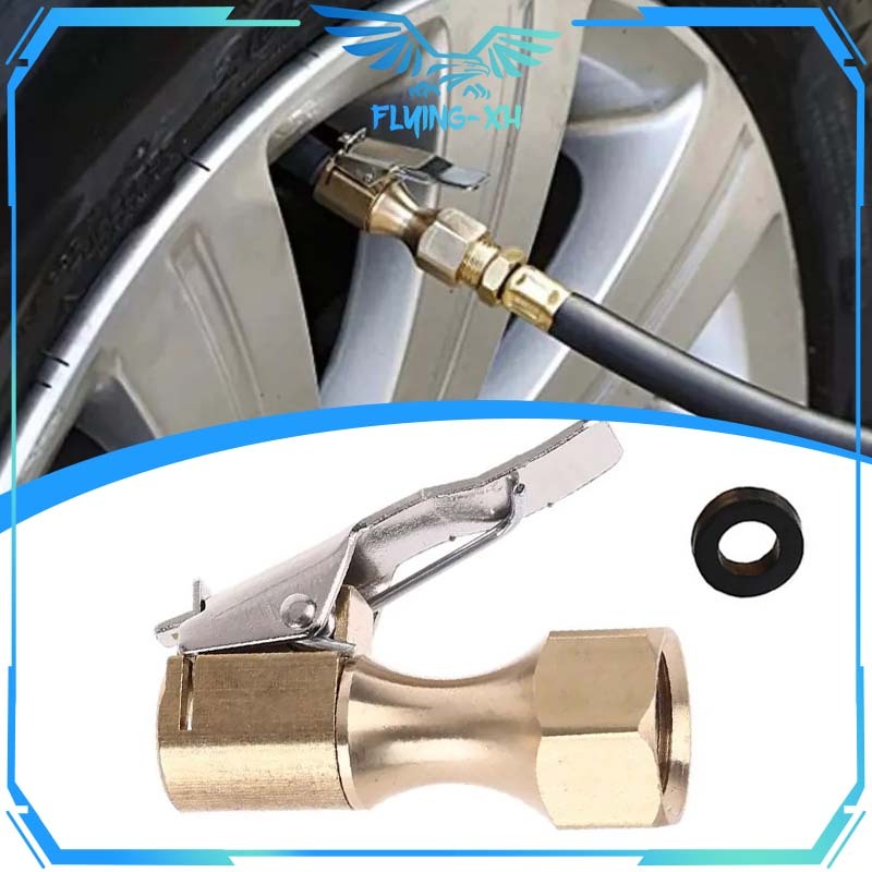 Air Chuck Angin Ban Air Chuck Angin Kepala Isi Angin Nitrogen Tire Chuck Kepala Chuck Pompa Angin