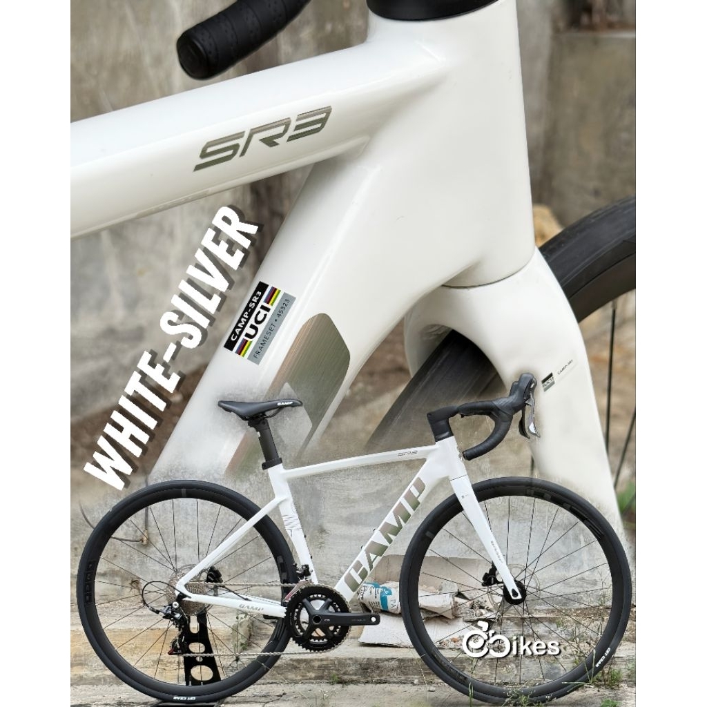 Sepeda Balap Roadbike CAMP SR3 Disc UCI Invisible Welding, Alloy 2x12 sp Hydraulic SR3D