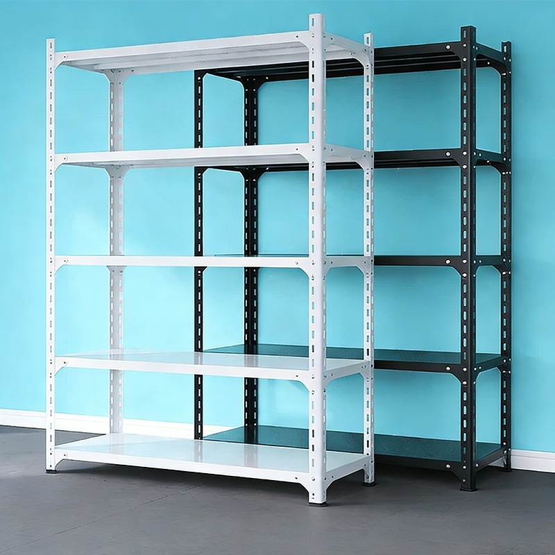 Rak Besi Siku 5 Susun Rak Susun Serbaguna Rak Besi Susun 4 Tingkat Rak Gudang 100% Besi