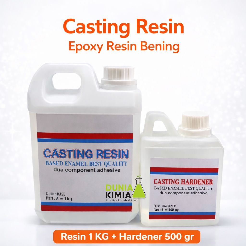 Casting Resin - Bening - Table top - Coating kayu - Meja - 1,5kg