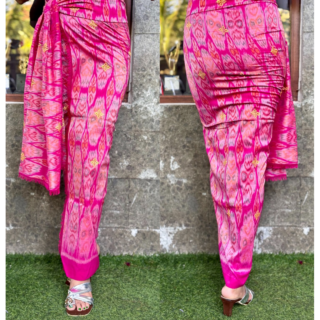 Endek patra tretes set selendang