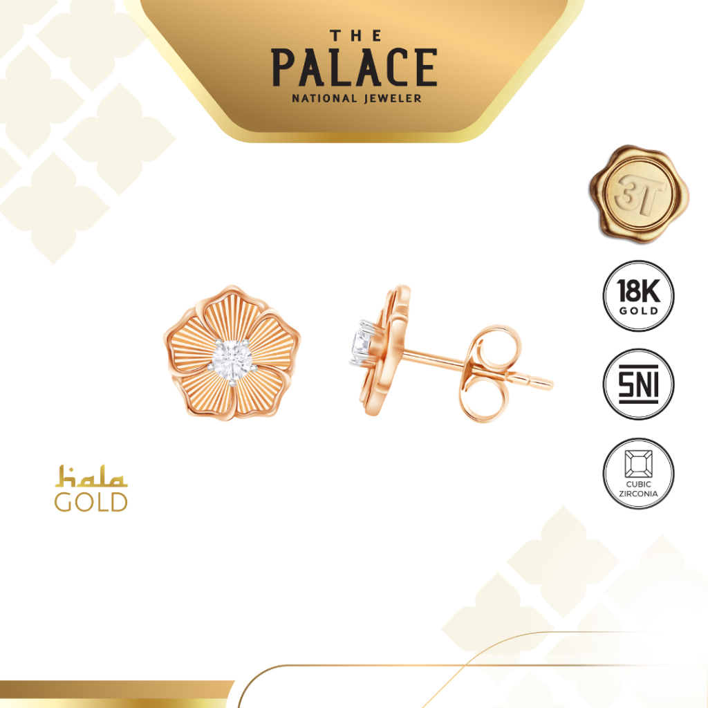 Hala Gold Kembang Earring / anting wanita