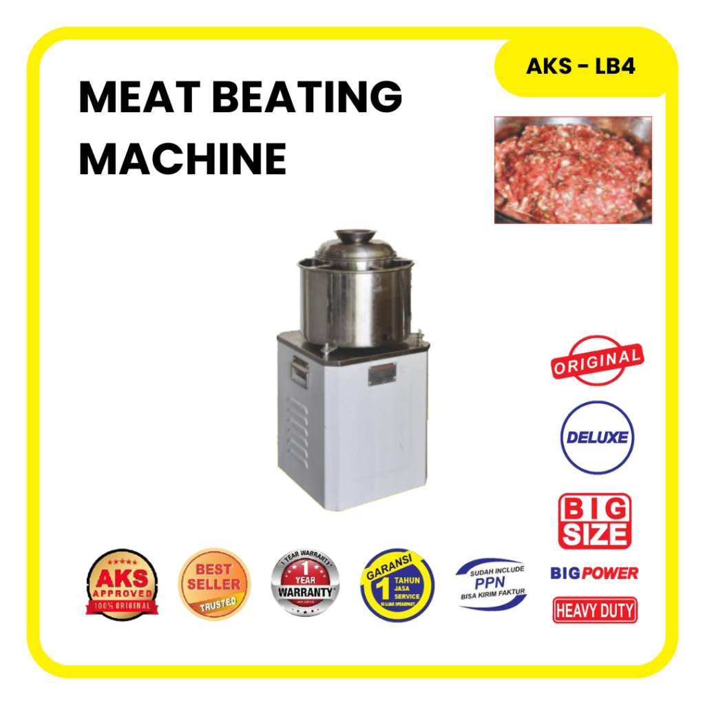 Meat grinder machine AKS-LB4 mesin penggiling giling blender daging bakso 4kg stainless