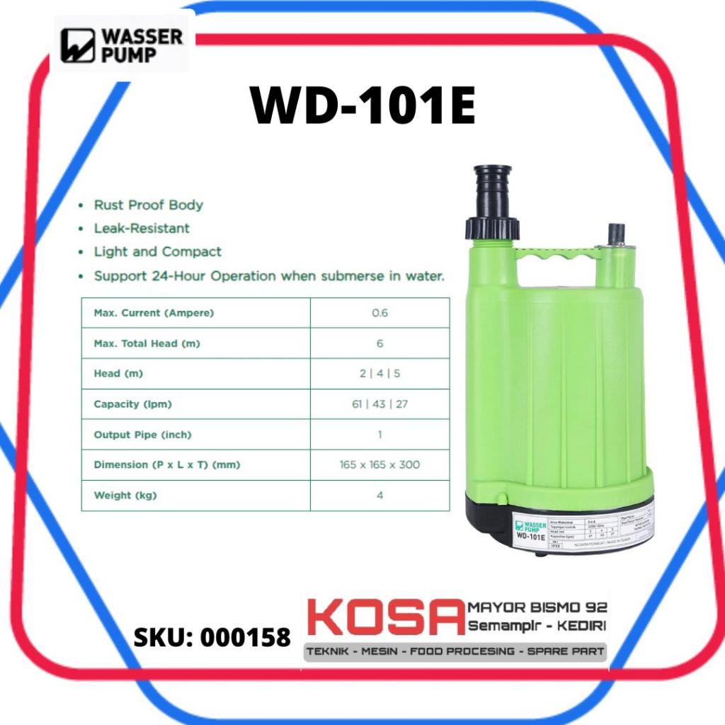 WASSER WD-101E Pompa Celup Wasser Pompa Kolam WD 101E WASSER Pompa Celup Air bersih WD101E WASSER