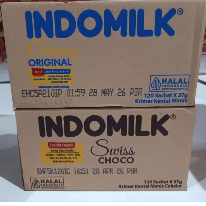 Indomilk sachet 37g Susu kental manis Indomilk Sachet 37g 1karton (120pc)