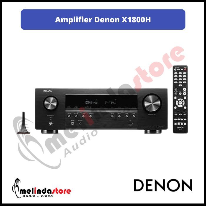 Amplifier Home Theater Denon AVR X-1800H | AV Receiver 7.2
