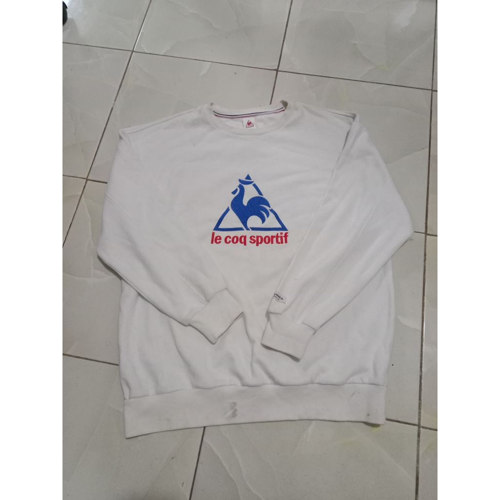 crewneck Lecoq Sportif Logo Bordir