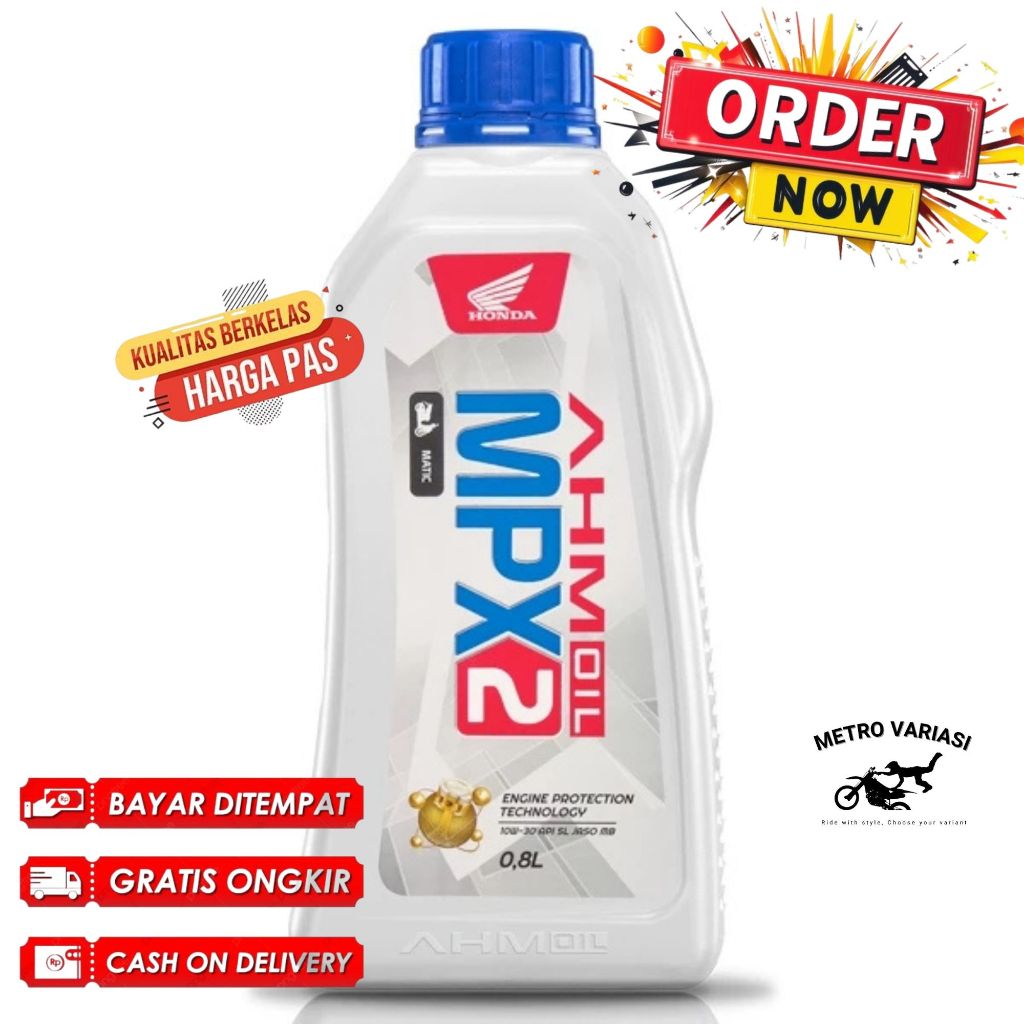 Oli Mpx2 Set Oli Gardan Honda Oli Mesin Motor Matic Honda AHM Mpx 2 Oli Mesin Mpx2