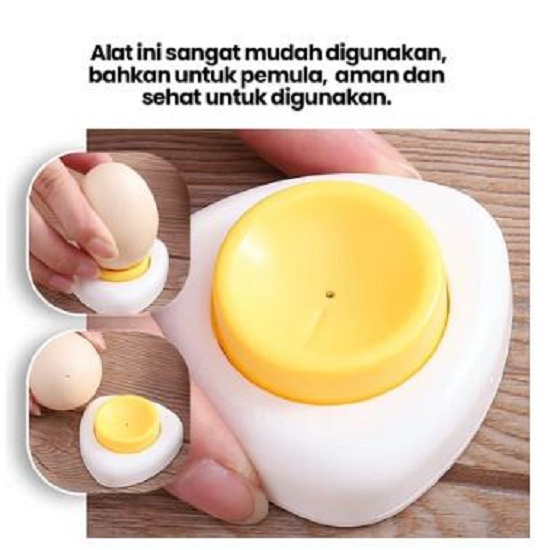 Jarum Alat Pelubang Telur Rebus Alat Pembuka Cangkang Telur Alat Pembuka Telur Rebus - KUNING