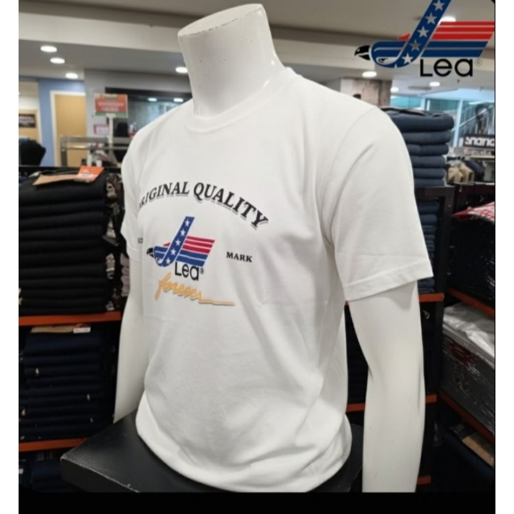 KAOS PRIA LEA LENGAN PENDEK REGULER FIT LEA JEANS 0R191NALS