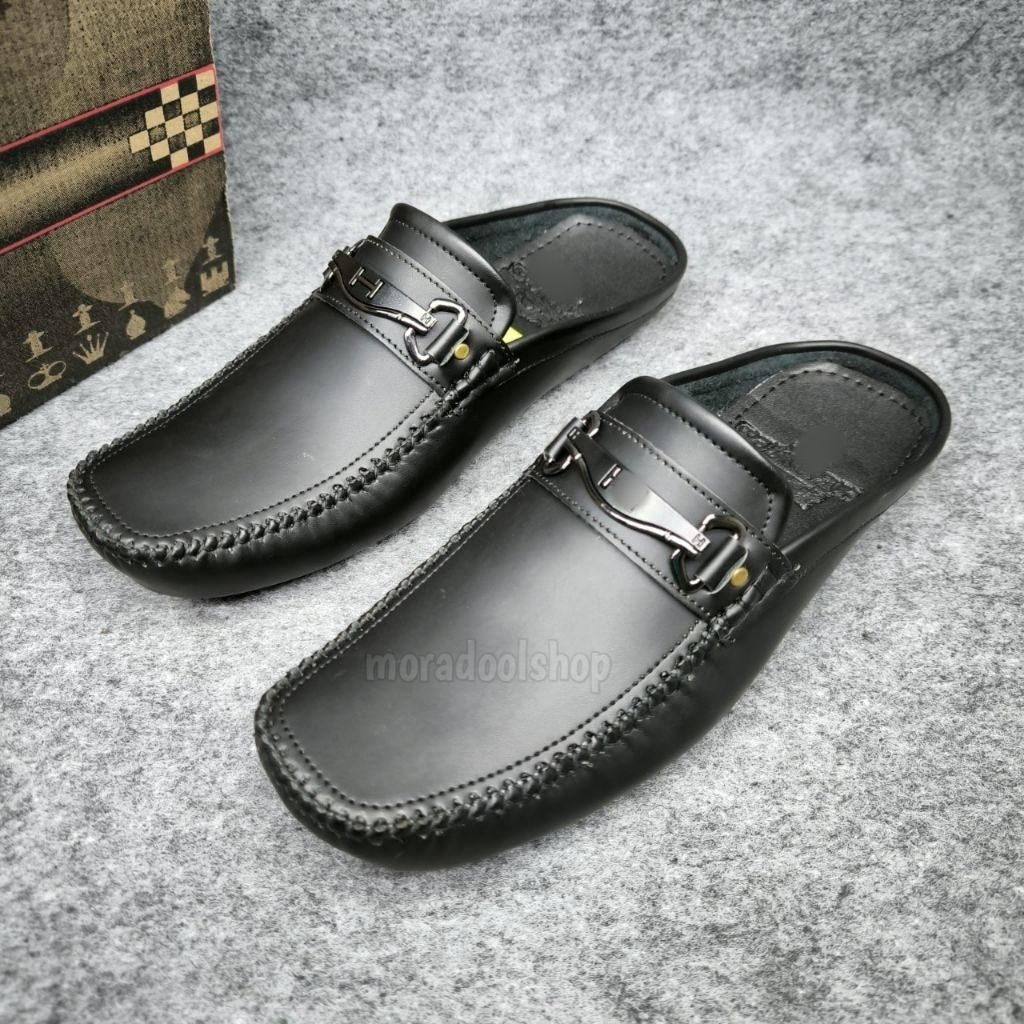 SANDAL SEPATU PRIA/ SANDAL SEPATU KULIT/ BUSTONG