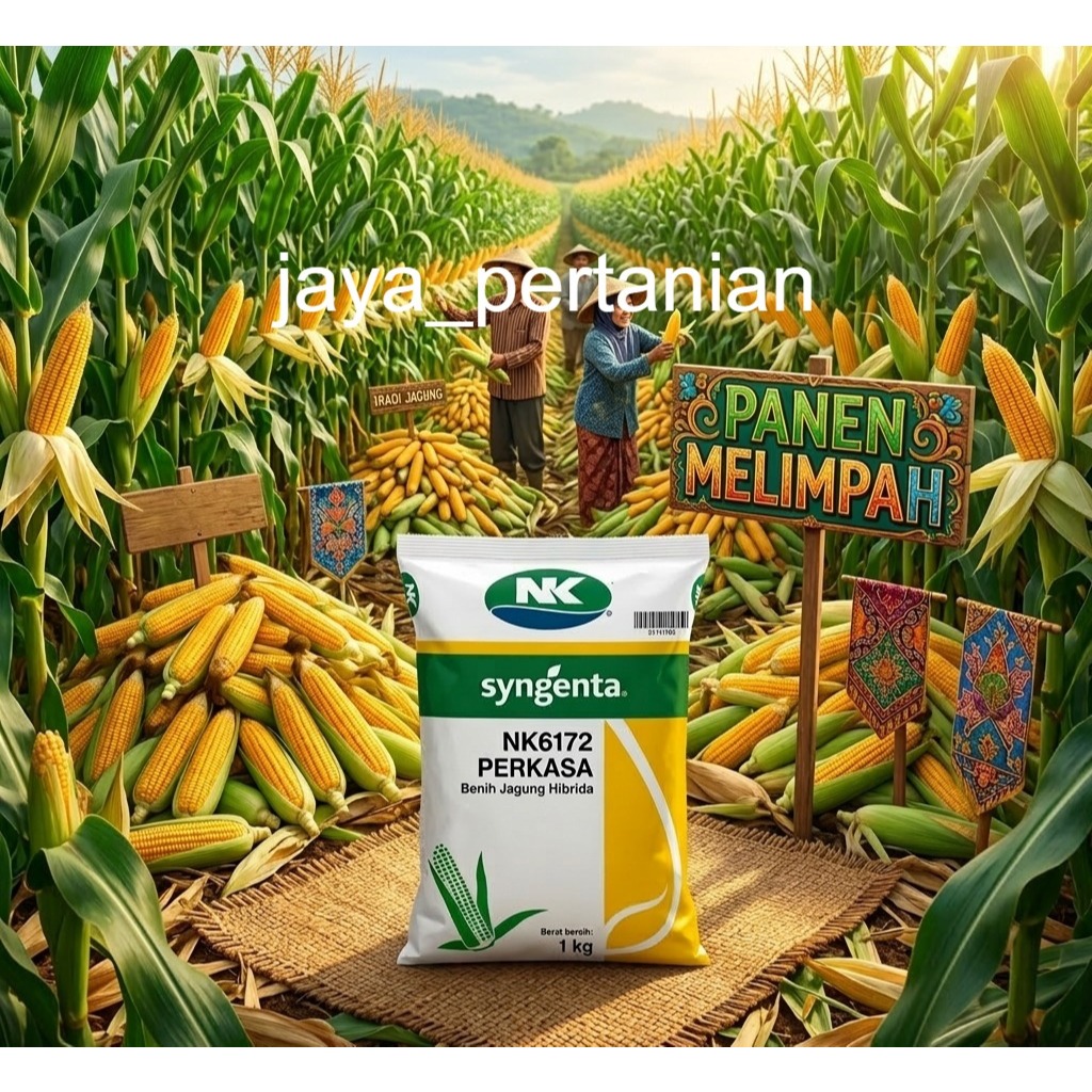 BENIH JAGUNG HIBRIDA NK 6172 PERKASA 1KG #bibit jagung#jagung perkasa#bibit nk perkasa