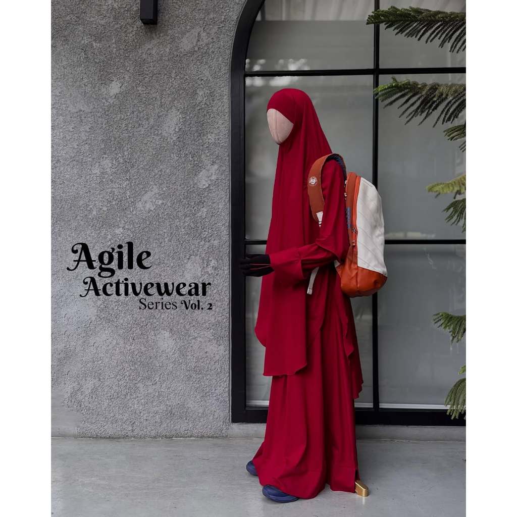 Agile Series Vol.2 - Abaya Rihlah - Cotton Tencel Modal by Lenzing & Cotton Bamboo - Abaya Only