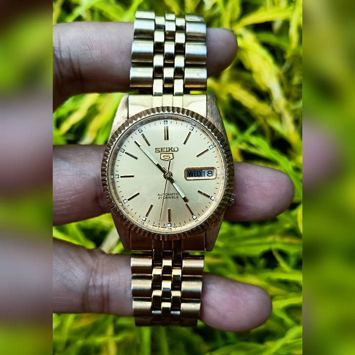 SEIKO 7S26-3119 Gold Watch Vintage Second | Jam Tangan Vintage Pria Preloved