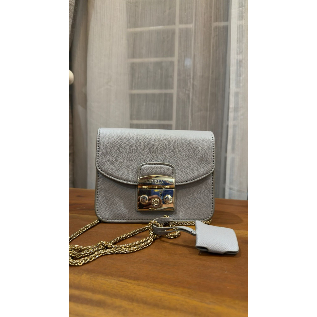 Furla Metropolis Mini Crossbody Bag Authentic