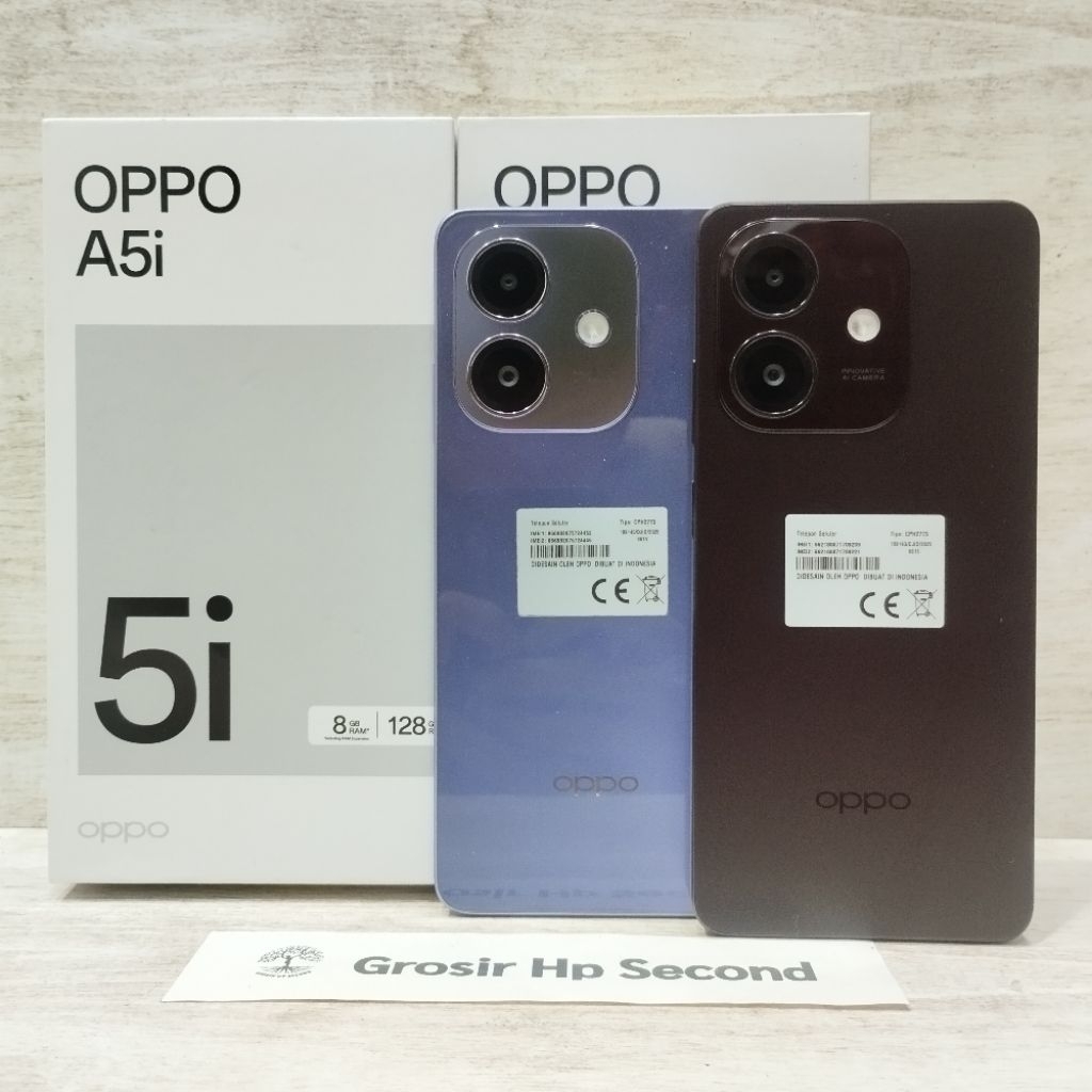 OPPO A5i 4/128GB HP SECOND FULLSET