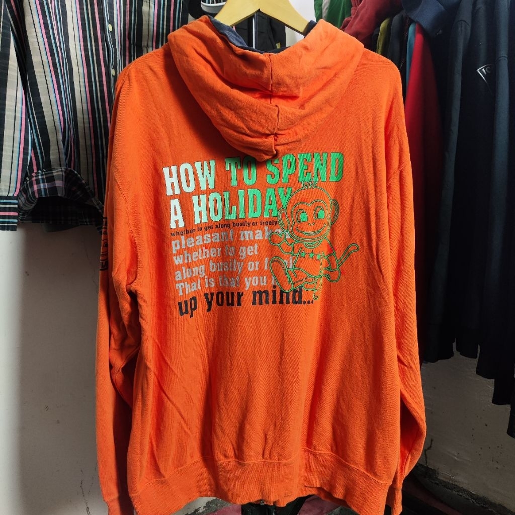 (XXL) GRASS HITHER Zipper Hoodie