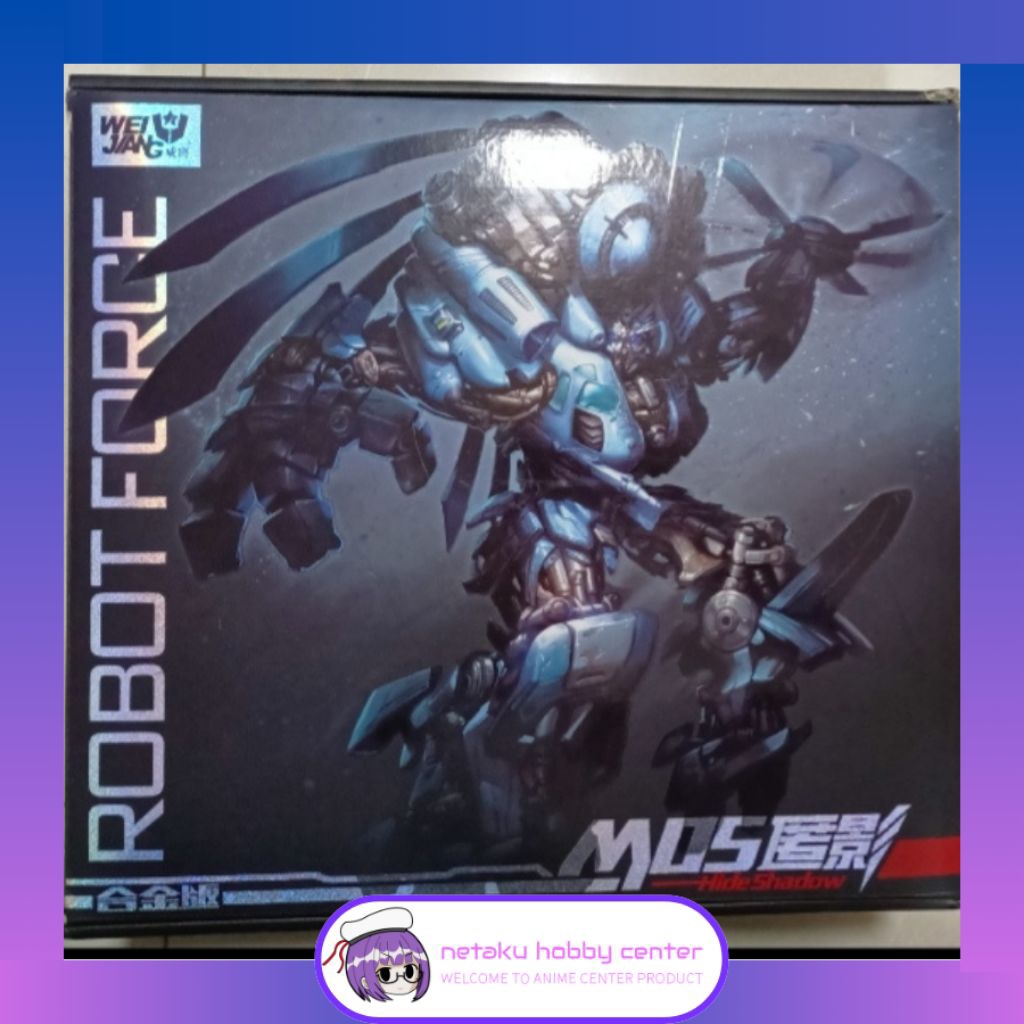 Weijiang Transformer M05 Blackout Hide Shadow Diecast with Diorama - Weijiang M05 Second Like New