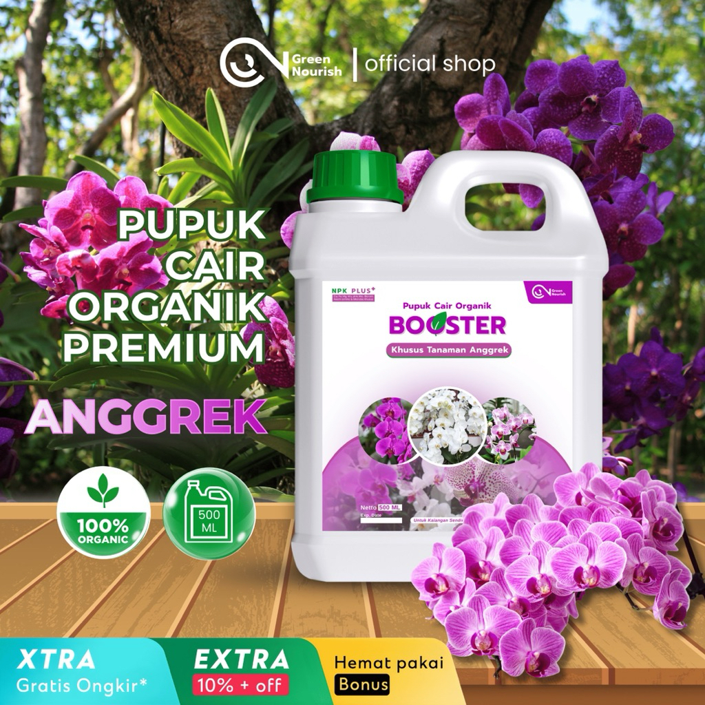 PUPUK CAIR ORGANIK KHUSUS UNTUK BUNGA ANGGREK ISI 500 ML