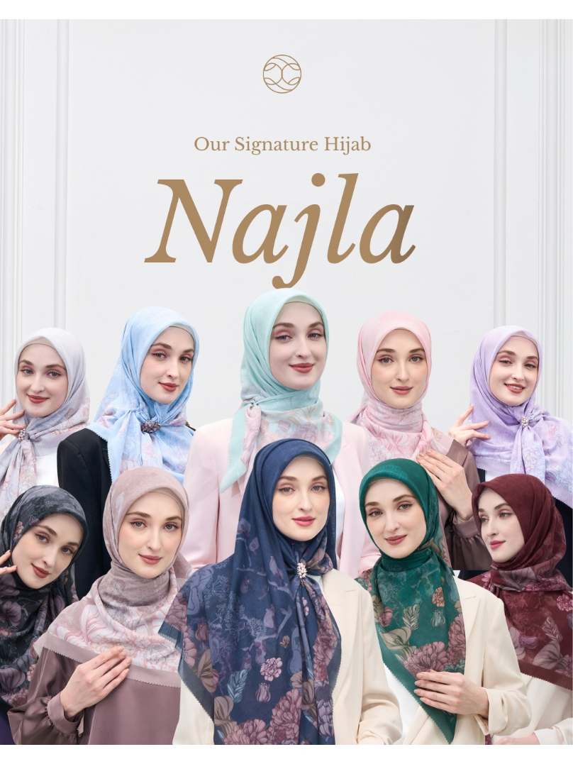 Chalisha Hijab Najla Square Series