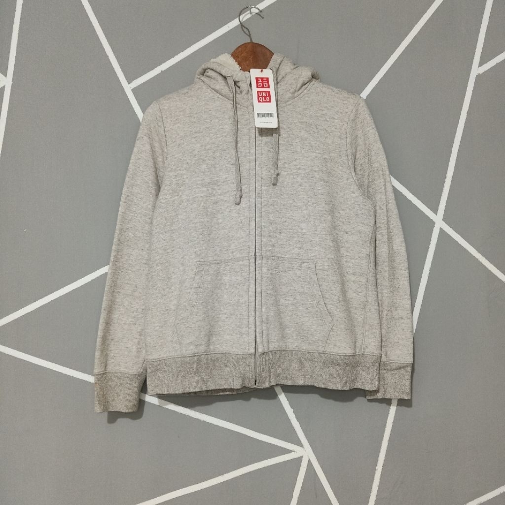 Zipper Hoodie UNIQLO SHERPA Original
