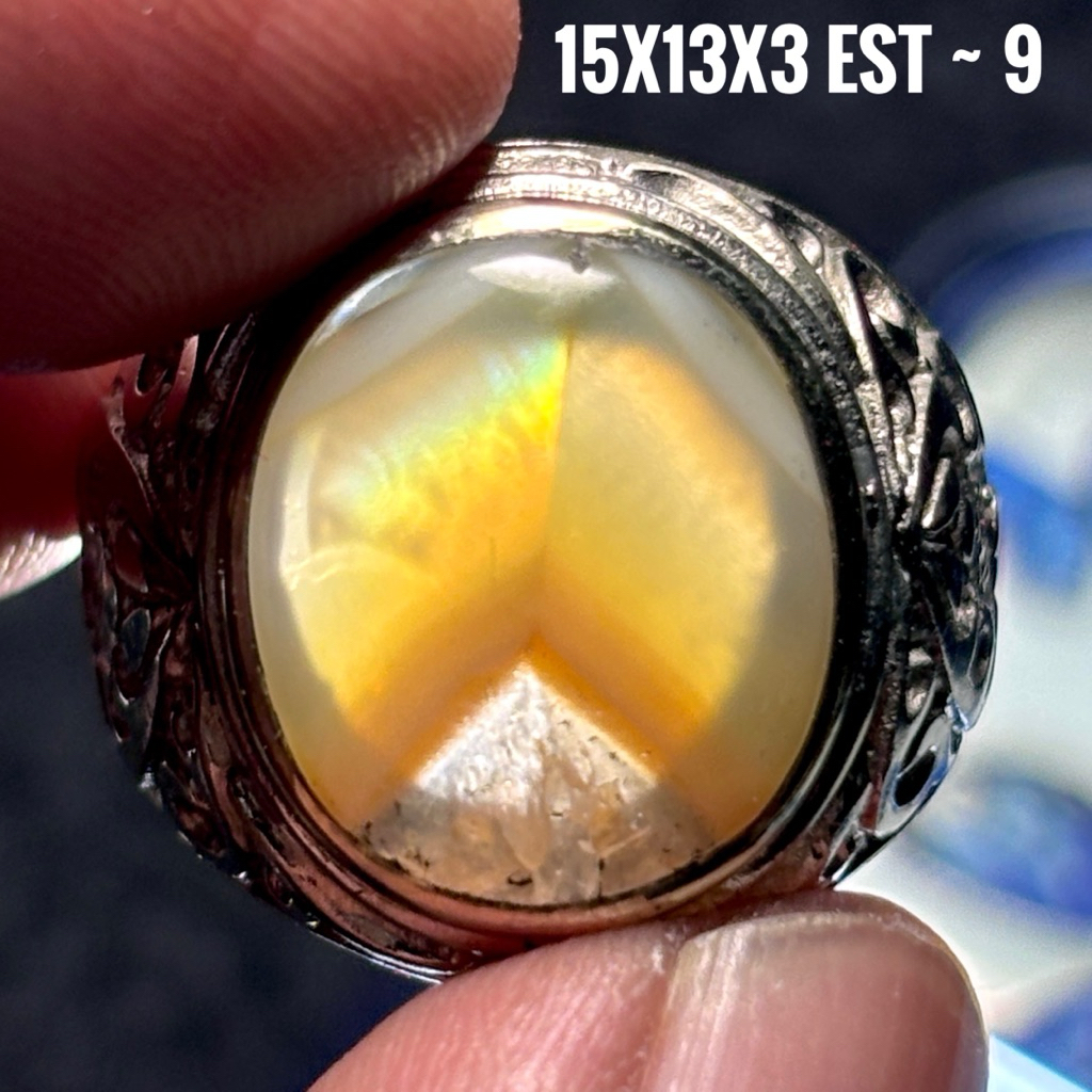 NATURAL BATU AKIK JUNDER IRIS PELANGI